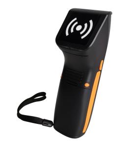 Taşınabilir bluetooth 4 metre mesafe ayarlanabilir 860-960 mhz 30 dBm el tipi UHF RFID okuyucu envanter için