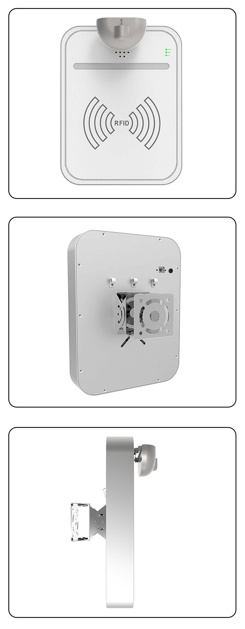 UHF RFID tavana monte hepsi bir arada makine ses ve ışık alarmı temassız konferans giriş katılım makinesi