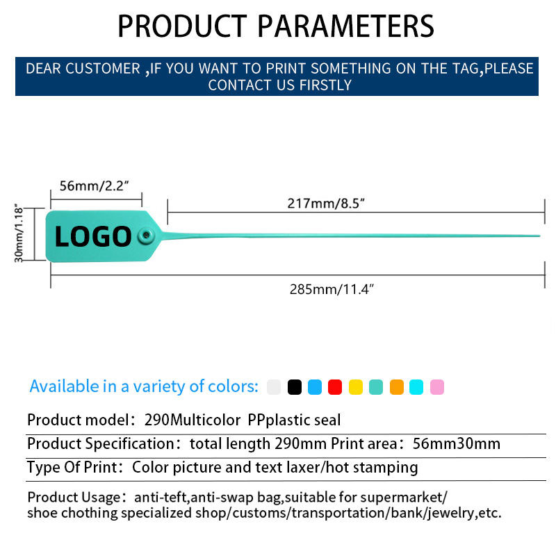 Sıcak satış özel tek kullanımlık emniyet plastik mühür etiket çanta spor ayakkabı giyim ayakkabı şeffaf beyaz RFID etiketi2