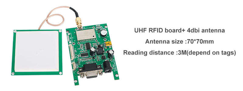 Tek kanallı RFID okuyucu modülü UHF radyo frekansı tanımlama cep telefonu bilgisayarı gömülü UHF kart okuyucu modülü6