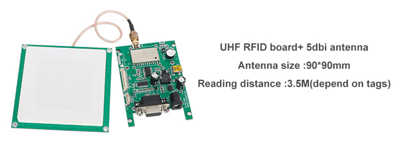 Tek kanallı RFID okuyucu modülü UHF radyo frekansı tanımlama cep telefonu bilgisayarı gömülü UHF kart okuyucu modülü7