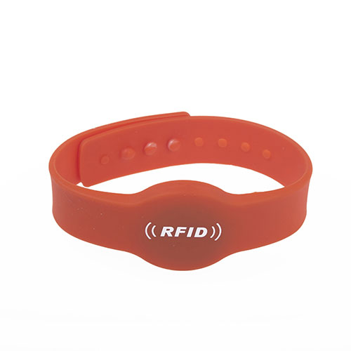 RFID Silikon kabartmalı tokalı bileklik 3