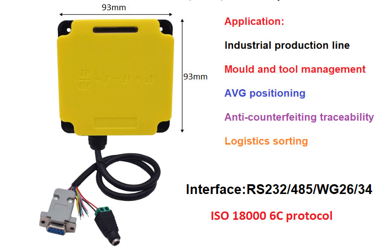 RFID Endüstriyel Okuyucu Modbus bağlantılı PLC UHF RFID 915M hepsi bir arada üretim hattı yönetimi 6