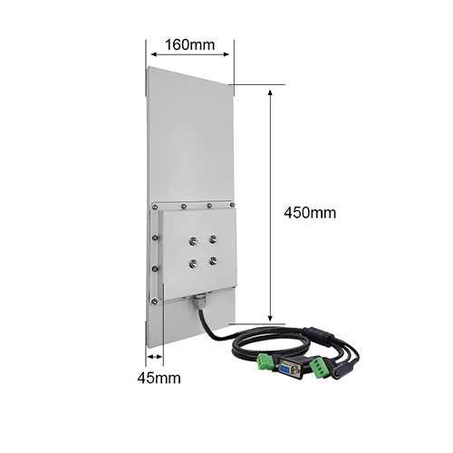 UHF RFID uzun mesafe erişim kontrol okuyucusu şifre tetikleyici WG26 röle tetikleyici erişim kontrol anahtarı 2'yi destekler