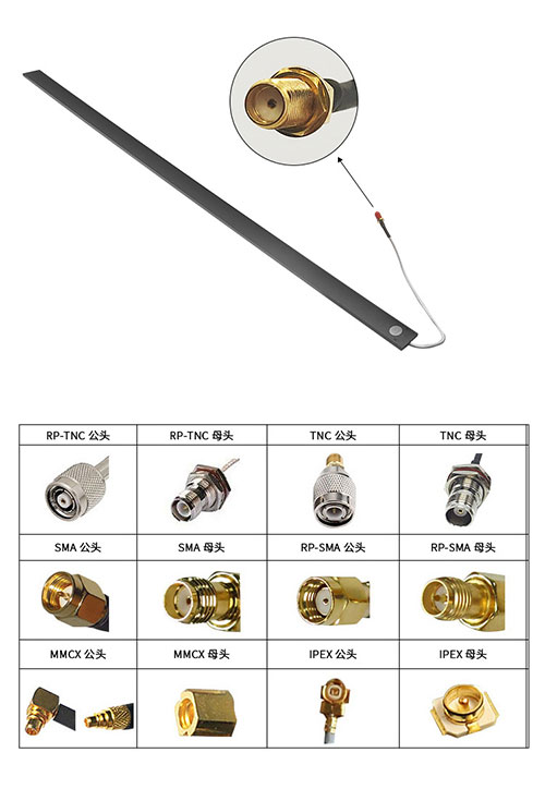 9dBi Gizli UHF RFID Şerit Anten Envanter Yönetimi Akıllı Satış Kabini için RFID Kart Okuyucusuna Bağlı 2