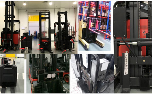 RFID depo forklift modifikasyon çözümü