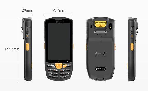 Endüstriyel barkod tarama PDA NFC depo envanteri ERP WMS barkod tarama el tipi 3