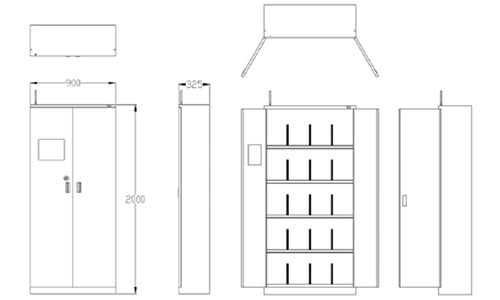 RFID UHF Akıllı Dosya Dolabı