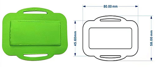 Anti-metal RFID etiketi Açık hava metal varlık envanter yönetimi RF indüksiyon anti-metal elektronik etiket 2