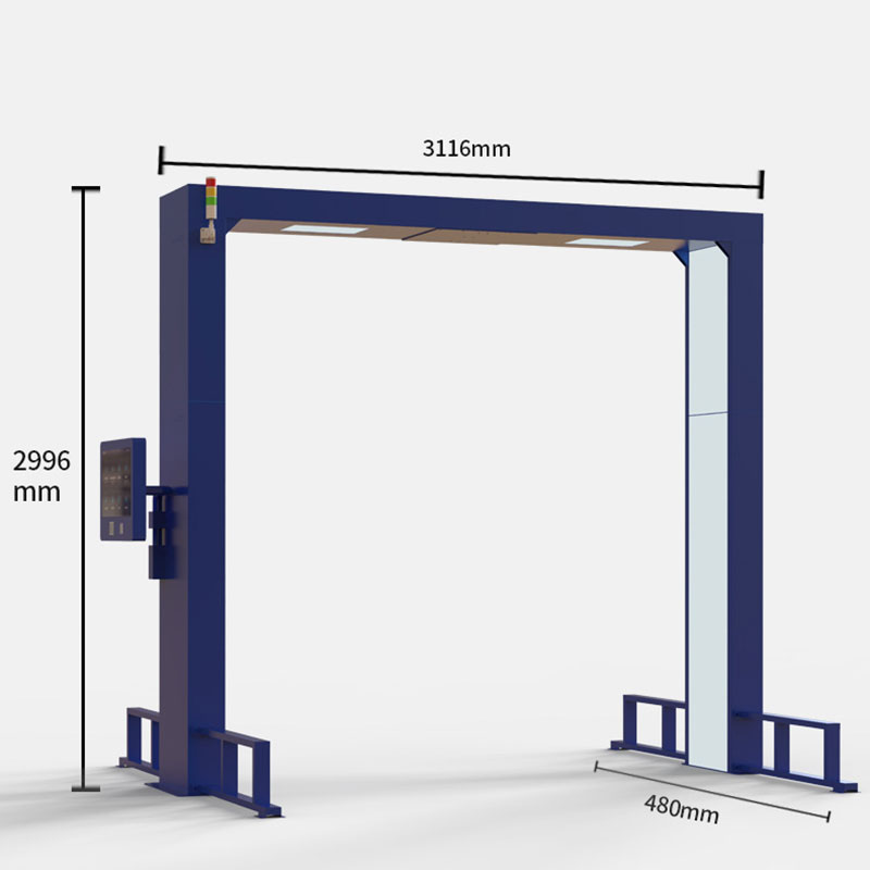 UHF RFID kanal kapı gantry çerçevesi büyük depo varlık envanteri ürün girişi ve çıkışı kayıt yönetimi hırsızlık önleme makinesi 2