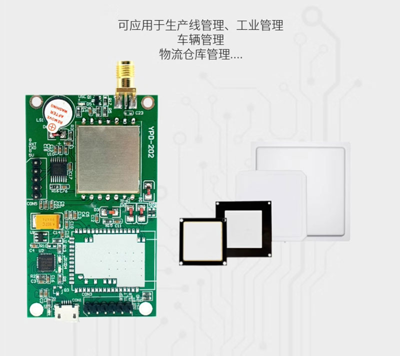 UHF RFID okuyucu modülü Bluetooth WiFi radyo frekansı elektronik etiket okuyucu TTL radyo frekansı tanımlama modülü 6